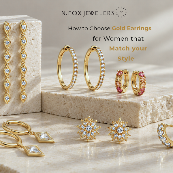 How to Choose Gold Earrings for Women That Match Your Style?