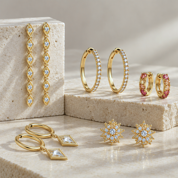 How to Choose Gold Earrings for Women That Match Your Style