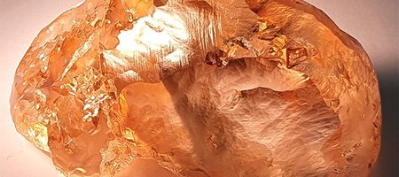 Alrosa Unveils Massive 236-Carat Fancy Intense Yellow-Brown Diamond