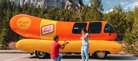 Now You Can Make the 27-Foot-Long Wienermobile Part of Your Epic Marriage Proposal