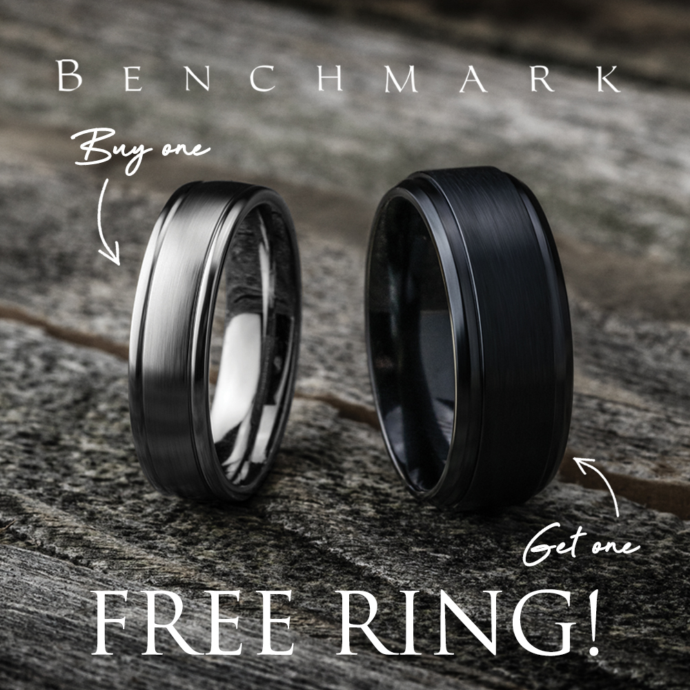 Buy one get one free groom's ring
