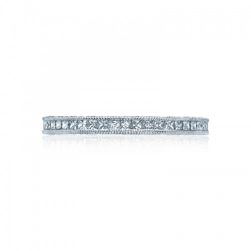 FINAL SALE 14K WHITE GOLD WEDDING BAND WITH .68TWT ROUND SI CLARITY & G COLOR CHANNEL SET DIAMONDS