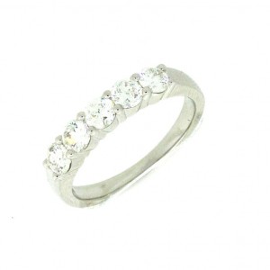 14K WHITE GOLD BEADED CHANNEL BAND WITH.53CTTW ROUND SI CLARITY & G COLOR DIAMONDS