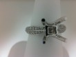 14K WHITE GOLD SEMI MOUNTING WITH .38CTTW ROUND SI CLARITY & G COLOR DIAMONDS SET DOWN THE SHANK