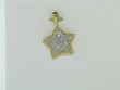 14K WHITE GOLD CIRCLE PENDANT WITH .45CTTW BAGUETTE I1 CLARITY & HI COLOR DIAMONDS