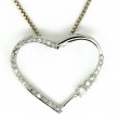 14K YELLOW GOLD ROUND SWIRL PENDANT WITH .40CTTW ROUND SI CLARITY & GH COLOR DIAMONDS ON AN 18