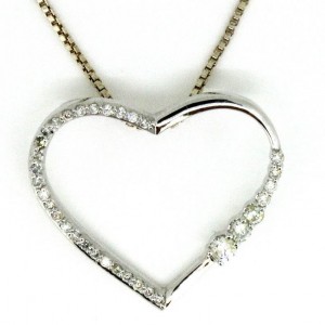 14K YELLOW GOLD ROUND SWIRL PENDANT WITH .40CTTW ROUND SI CLARITY & GH COLOR DIAMONDS ON AN 18" CABLE CHAIN