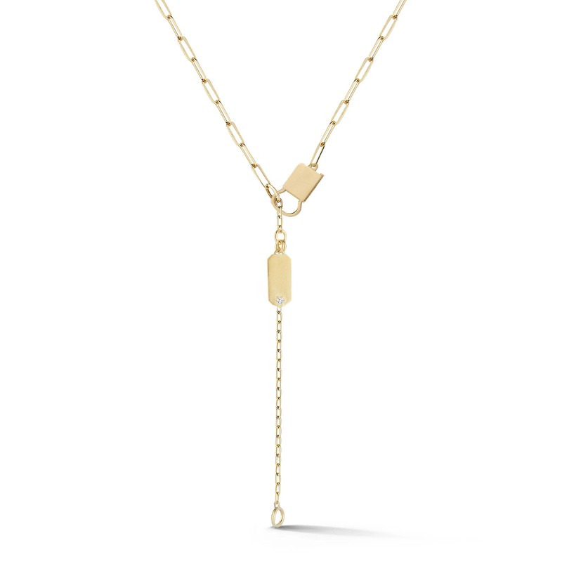 14K WHITE GOLD HORSESHOE PENDANT WITH .10CTTW ROUND I1 CLARITY & HI COLOR DIAMONDS ON AN PENDANT CHAIN