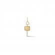 14K YELLOW GOLD DROP PENDANT WITH .50CTTW MULTI SHAPED I1 CLARITY & HI COLOR DIAMONDS ON A PENDANT CHAIN