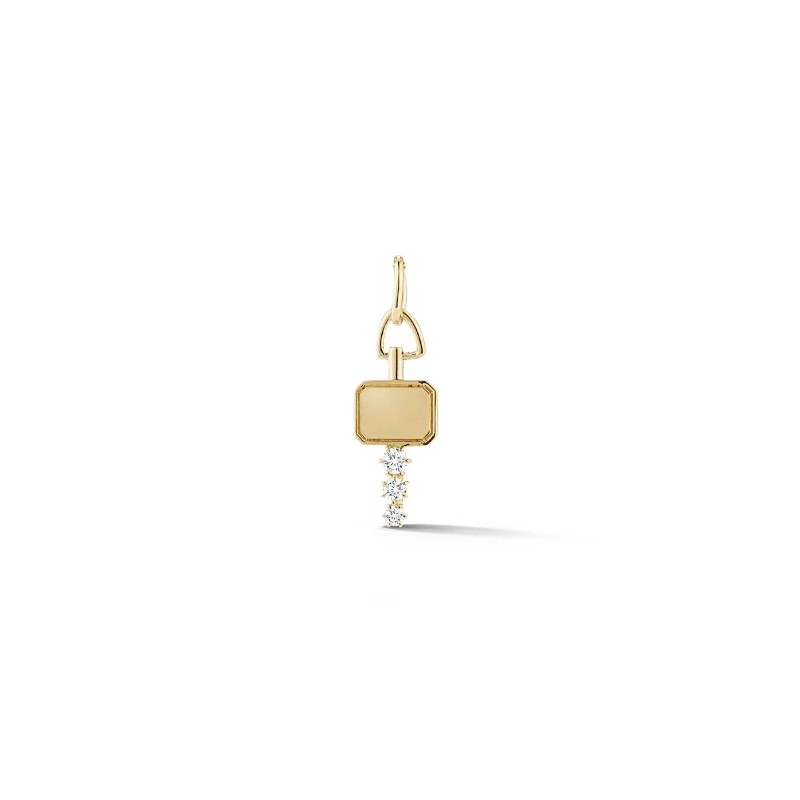 14K YELLOW GOLD DROP PENDANT WITH .50CTTW MULTI SHAPED I1 CLARITY & HI COLOR DIAMONDS ON A PENDANT CHAIN
