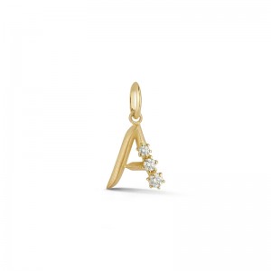 14K YELLOW GOLD CLUSTER PENDANT WITH .08CTTW ROUND I1 CLARITY & HI COLOR DIAMONDS ON A PENDANT CHAIN
