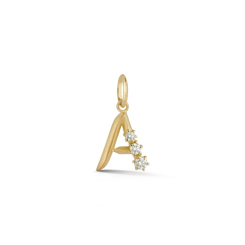 14K YELLOW GOLD CLUSTER PENDANT WITH .08CTTW ROUND I1 CLARITY & HI COLOR DIAMONDS ON A PENDANT CHAIN