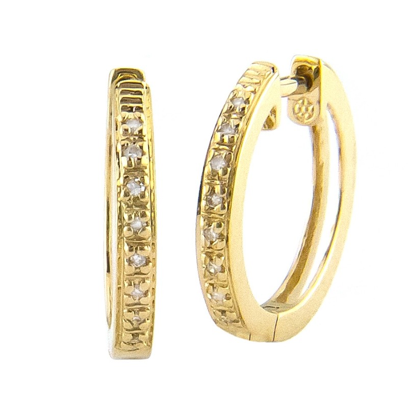 DIAMOND EARRINGS (YG)