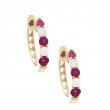 RUBY EARRINGS (YG)