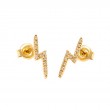 DIAMOND FASHION EARRING (YG/SC)