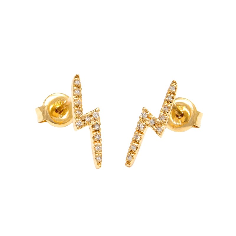 DIAMOND FASHION EARRING (YG/SC)