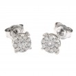 DIAMOND FASHION ROUND STUD EARRING (14K)
