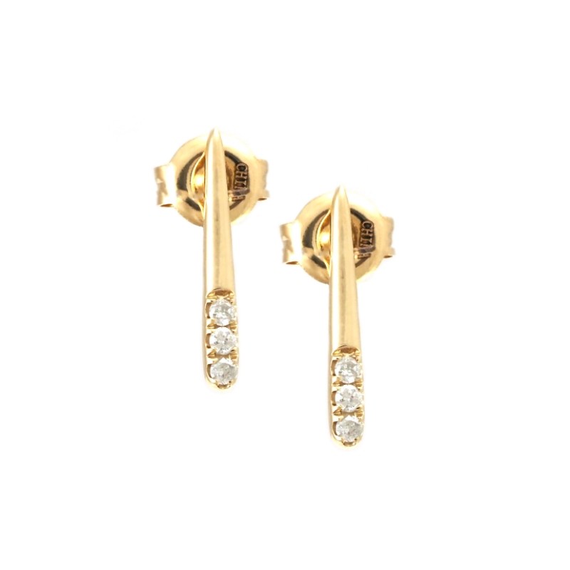 DIAMOND FASHION EARRING (14K)