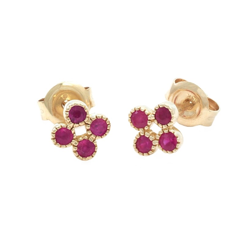 RUBY EARRING (14K)