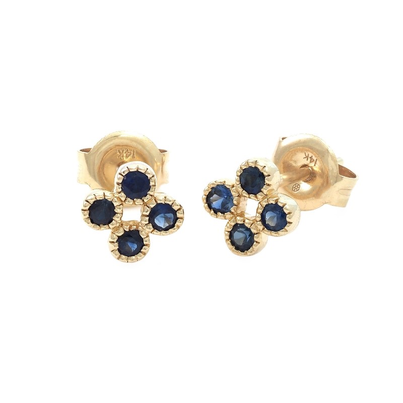 SAPPHIRE EARRING (14K)