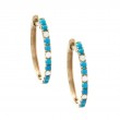 TURQUOISE EARRINGS (YG)