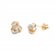 DIAMOND LOVE KNOT EARRINGS