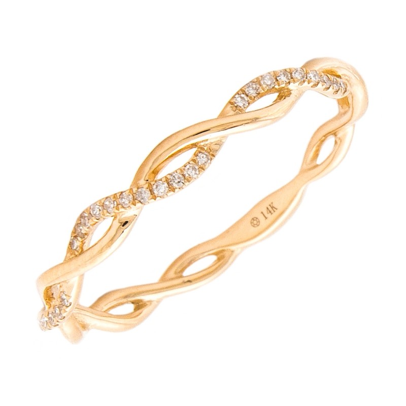 THIN DIAMOND FASHION BAND (14K)