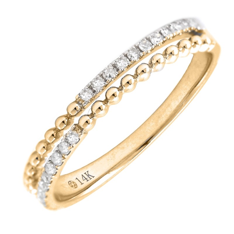 DIAMOND FASHION BAND (14KYG)