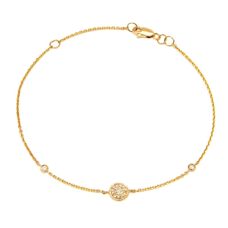 DIAMOND CIRCLE SHAPE BRACELET (6+1