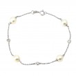PEARL DIAMOND BRACELET (WG/7