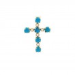 TURQUOISE PENDANT (YG)