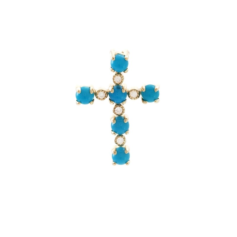 TURQUOISE PENDANT (YG)