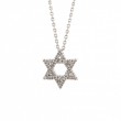 DIAMOND NECKLACE (WG) STAR OF DAVID