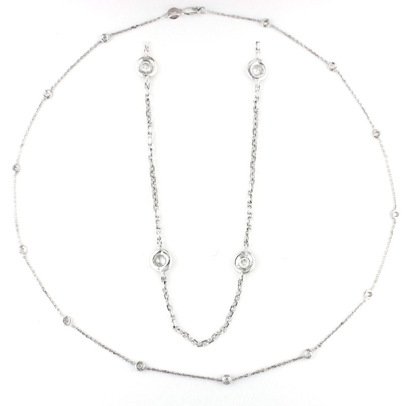 DIAMOND BY THE YARD NECKLACE (WG/AR) 16