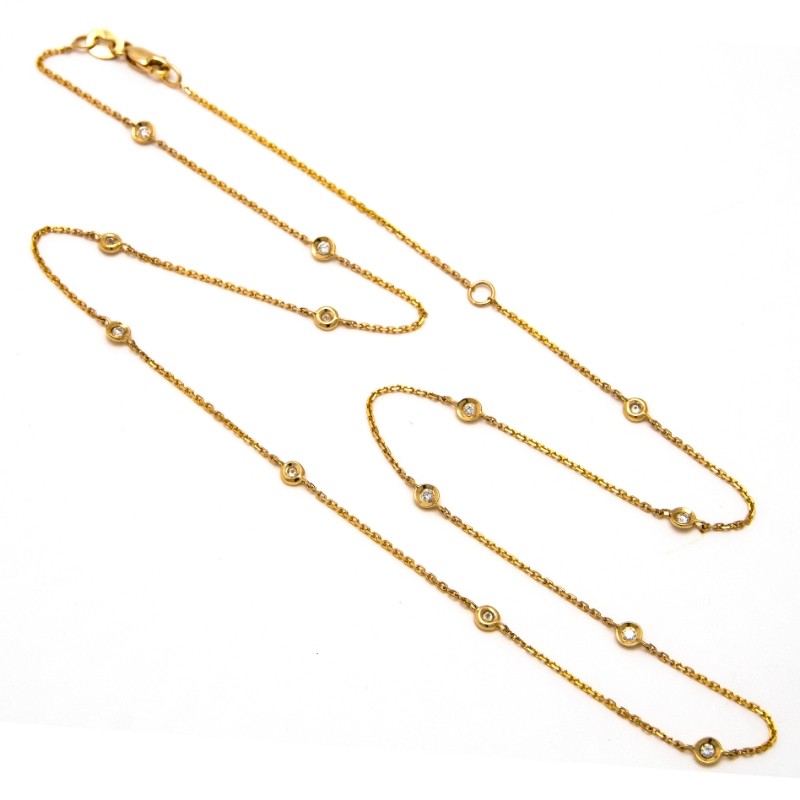 DIAMOND NECKLACE (YG/AR) 16