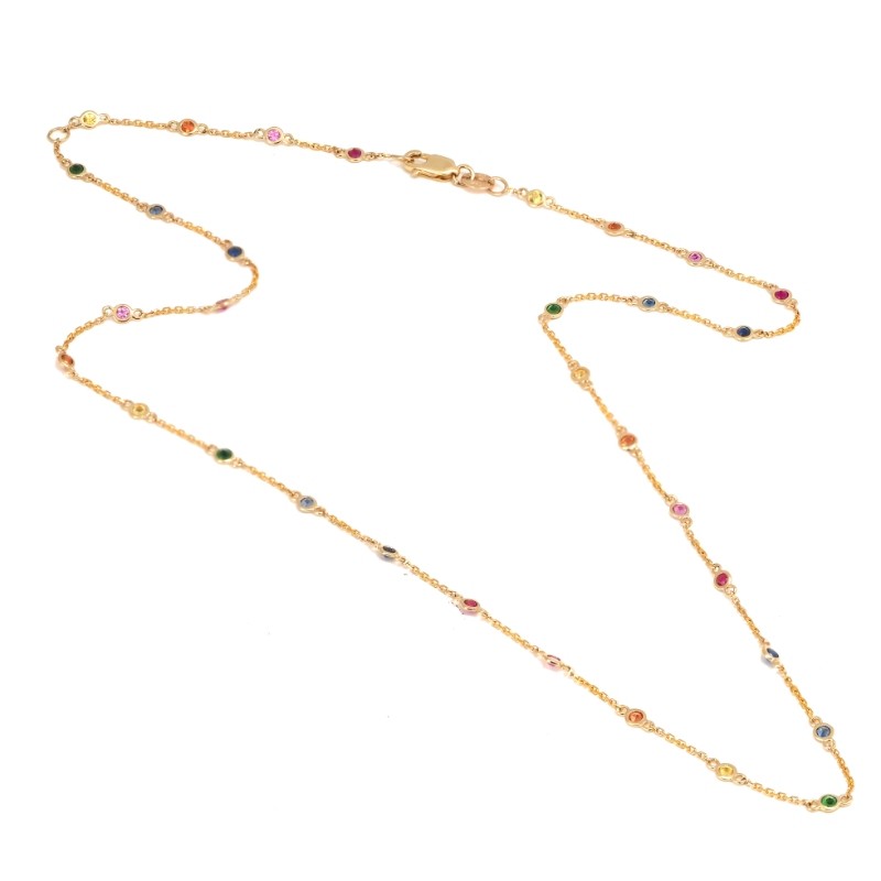 14K  GG,R,S,OS,SP,SY  NECKLACE (16