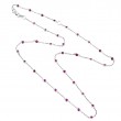 14K WG RUBY NECKLACE (WG/16