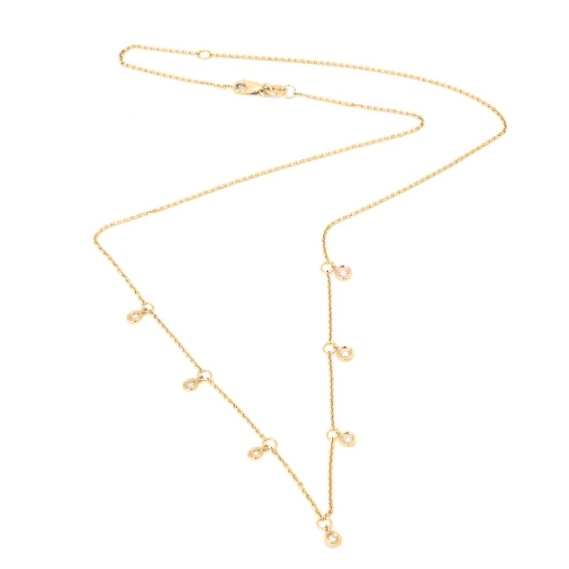 DIAMOND BY THE YARD NECKLACE (YG/16