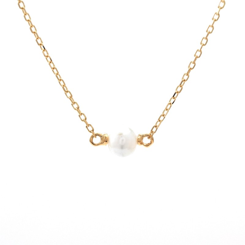 14K WG PEARL NECKLACE