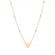 DIAMOND HEART NECKLACE (14KYG)