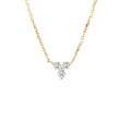 DIAMOND FASHION NECKLACE (14KYG) (16+2