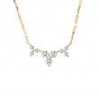 DIAMOND FASHION NECKLACE (14KYG) (16+2