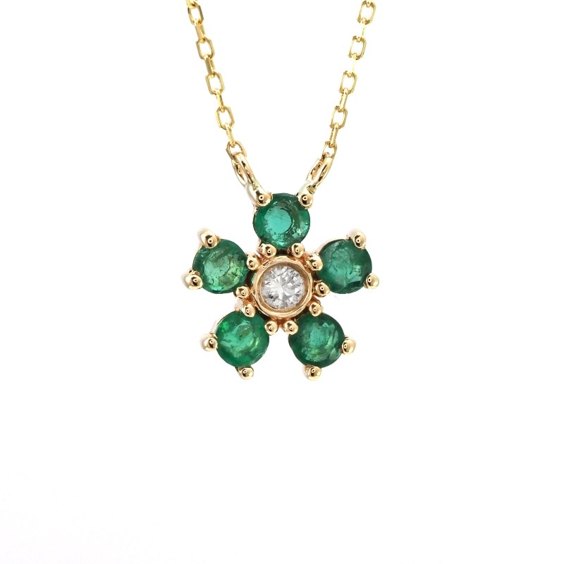 EMERALD NECKLACE (YG/16
