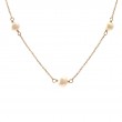 3 PEARLS NECKLACE (14K) (16+2