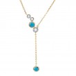TURQUOISE NECKLACE (YG)
