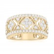 14K Yellow Gold Vintage Inspired Miligrain Anniversary Band