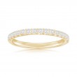 14K Yellow Gold Pav&eacute; Diamond Band