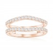 14K Rose Gold Diamond Ring Insert