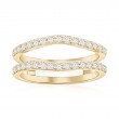 14K Yellow Gold Diamond Ring Insert