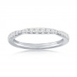 14K White Gold Graduated Diamond Band